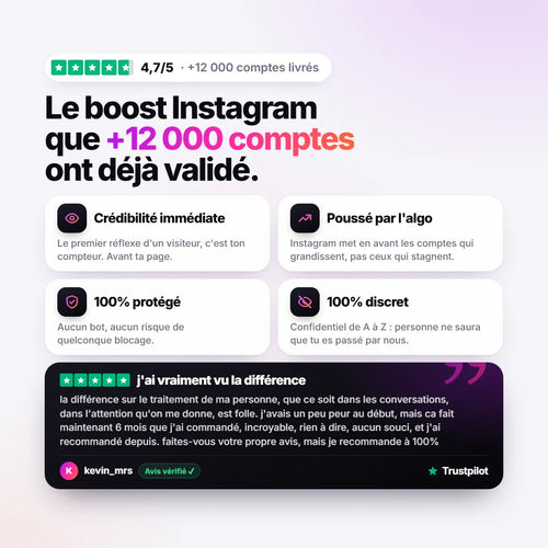 Abonnés Instagram. Boostio